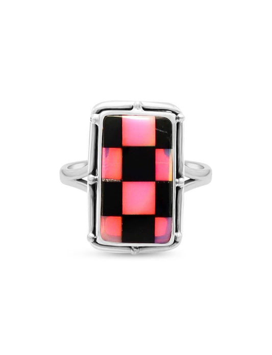 Galaxy Opal Mosaic Ring | Size 9