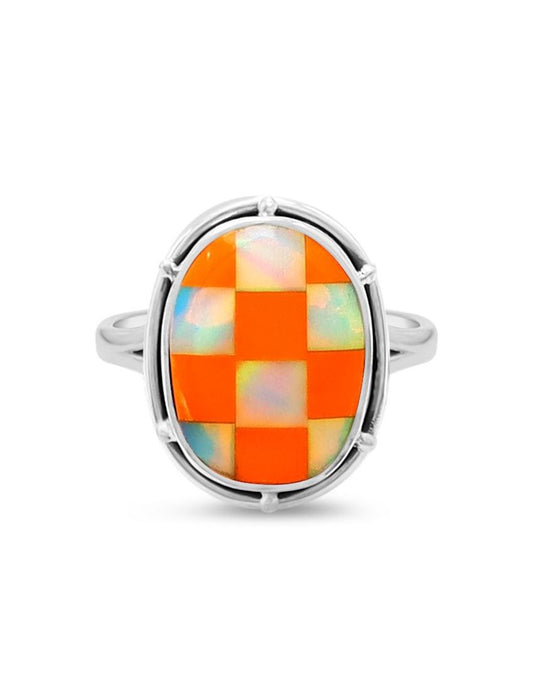 Galaxy Opal Ring | Size 6