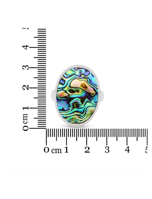 Abalone Shell Ring | Adjustable