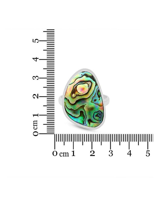 Abalone Shell Ring | Adjustable