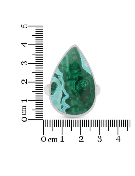 Azurite Malachite Ring | Adjustable