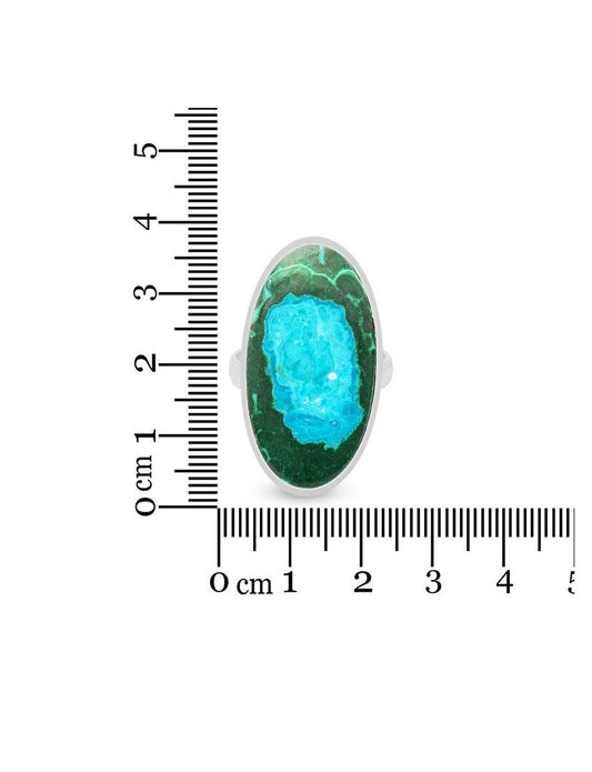 Azurite Malachite Ring | Adjustable