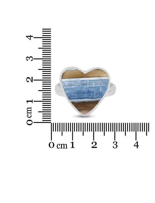 Blue Opal Ring | Adjustable