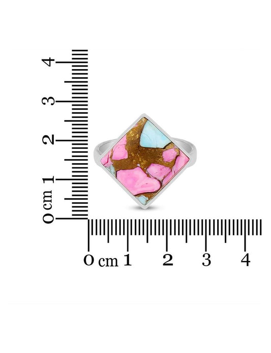 Cotton Candy Turquoise Ring | Adjustable