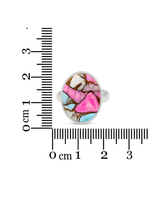 Cotton Candy Turquoise Ring | Adjustable