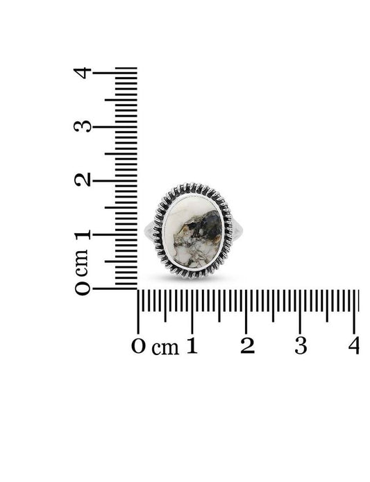 White Buffalo Ring | Size 10