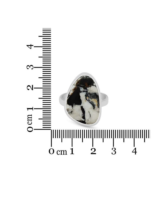 White Buffalo Turquoise (stabilized) Ring | Adjustable
