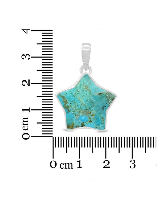Turquoise Star Pendant