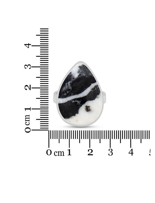 Zebra Skin Ring | Adjustable